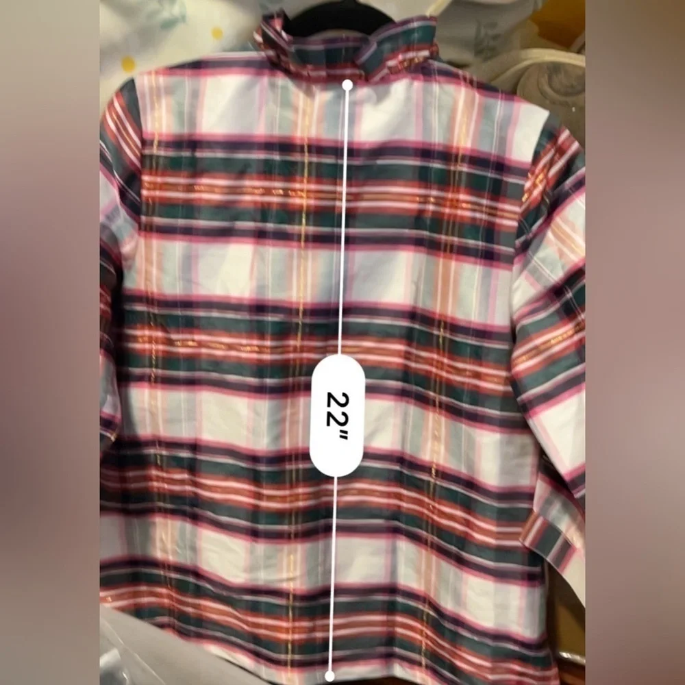 Crown and Ivy Plaid Shirt - Picture 5 of 7